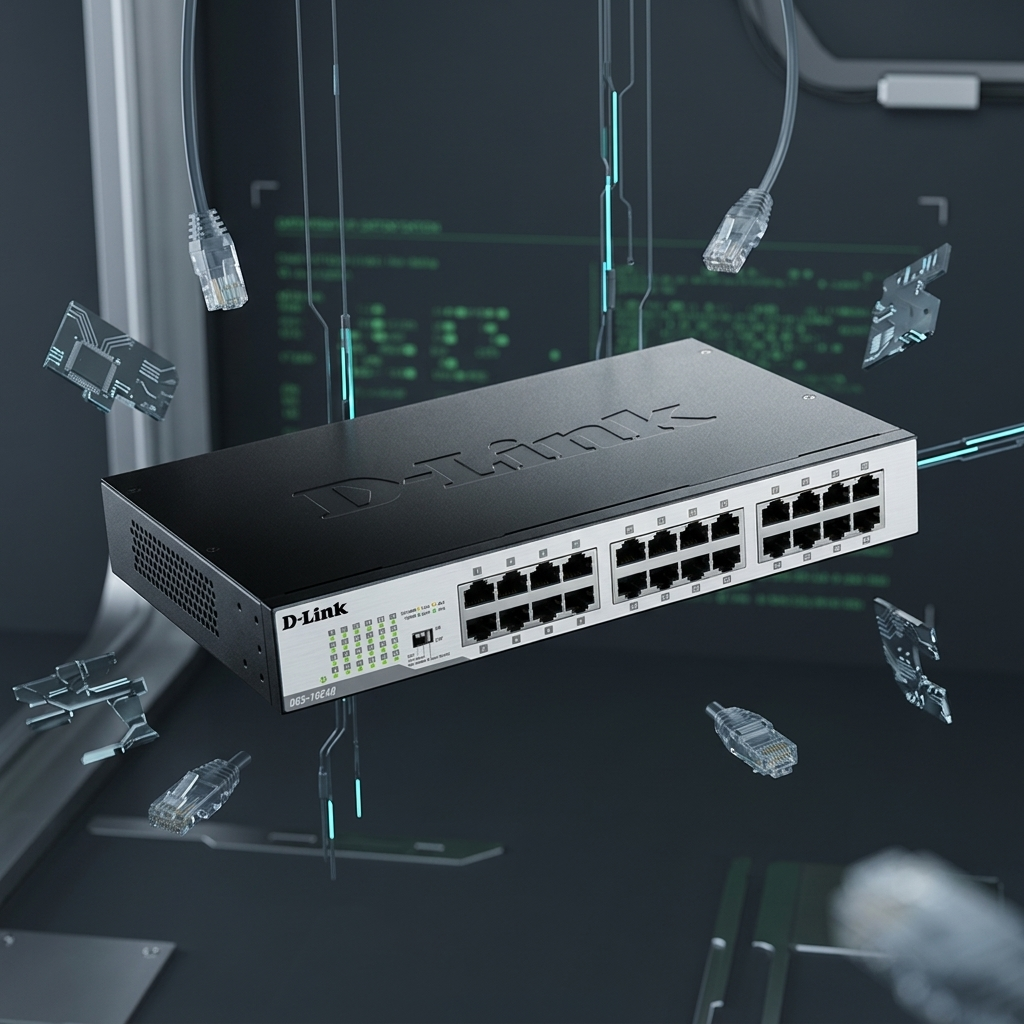 D-Link DES-1024D 24-Port 10/100Mbps Fast Ethernet Unmanaged Switch 3 D-Link 24 poE swtich (2)