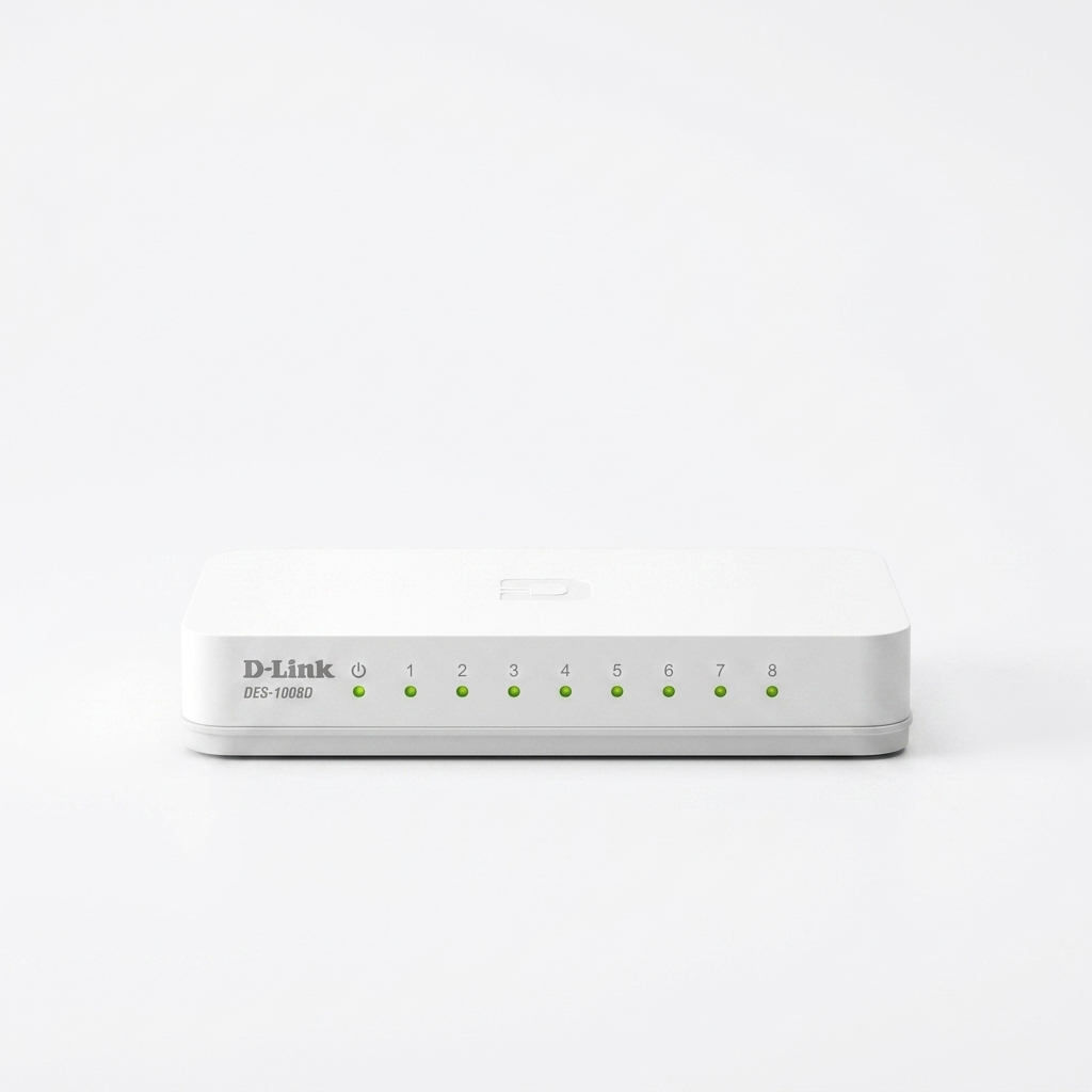 D-Link DES-1008C 8-Port 10/100Mbps Fast Ethernet Unmanaged Switch 1 D-Link Desktop Switch 8 port (1)