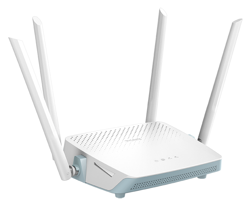 D-Link R12 AC1200 Smart WiFi Router Dual Band Gigabit with WPA3 & EAGLE PRO AI 4 D Link R12 AC1200 Router 4 Antennas 1