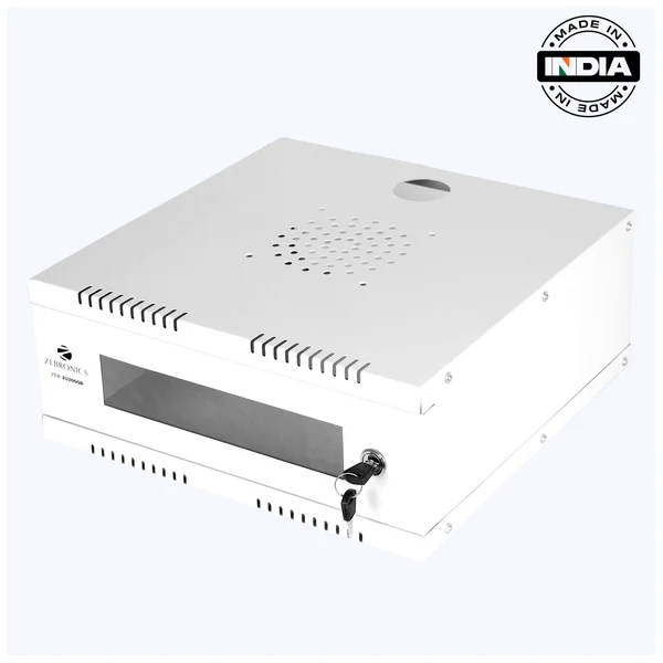 ZEBRONICS 2U CCTV Mini Rack with Lockable Door & Wall Mount Design ZEB-2U2000R 1 ZEBRONICS 2U CCTV MINI RACK ZEB-2U2000R