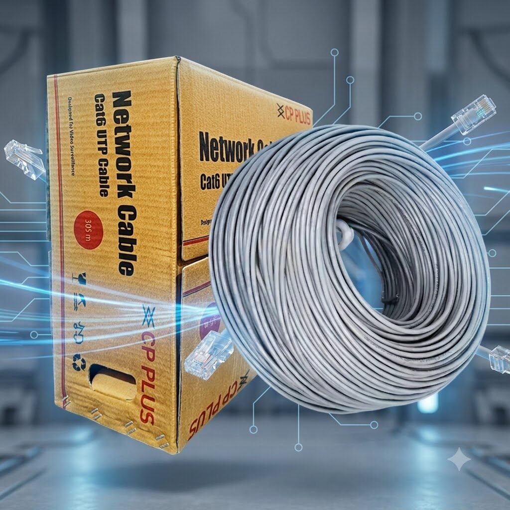 CP PLUS Cat 6 Indoor NetworkingCable 305M Solid Copper CP-EUT-6TSRD-305 3 Cp plus cat6 cable 305 indoor (2)